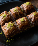Nono Hayati - Chocolate Pistachio Baklava (Square)