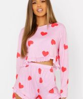 Sleeping Pajama-Pink Heart