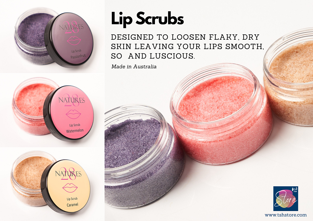 Natures 28 Lip Scrub s Promo 3 in 1 Made With Love from Australia